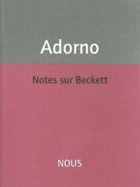 Notes sur Beckett