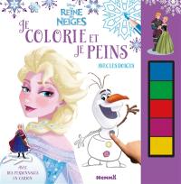 La reine des neiges : je colorie et je peins avec les doigts