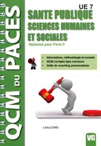 Santé publique, sciences humaines et sociales, UE7 : optimisé pour Paris 5