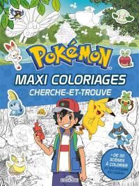 Pokémon : Maxi coloriages cherche-et-trouve