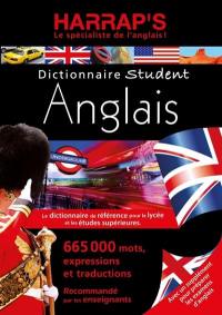 Harrap's dictionnaire student anglais : dictionnaire anglais-français, français-anglais
