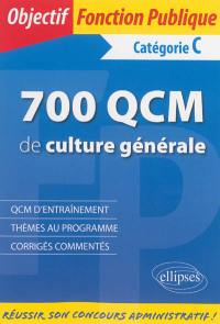 700 QCM de culture générale : catégories C
