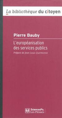 L'européanisation des services publics