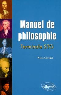 Manuel de philosophie terminale STG