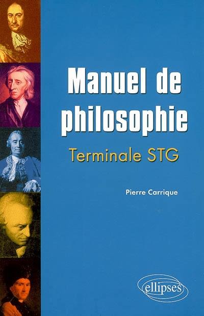 Manuel de philosophie terminale STG