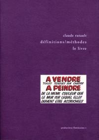 Définitions-méthodes, le livre : 1973-2000