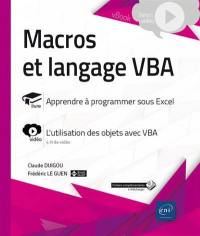 Macros et langage VBA : livre, apprendre à programmer sous Excel : vidéo, l'utilisation des objets avec VBA