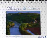 Villages de France : calendrier perpétuel