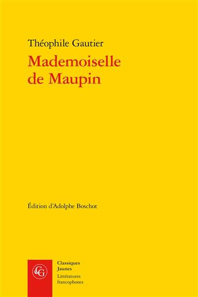 Mademoiselle de Maupin : texte complet (1835)