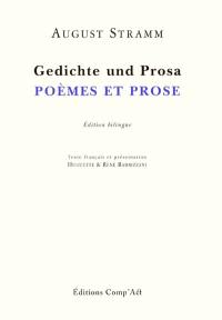 Gedichte und Prosa. Poèmes et prose