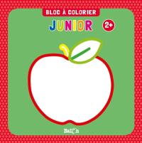 Bloc à colorier junior : pomme