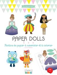 Paper dolls : pantins de papier à assembler et à colorier