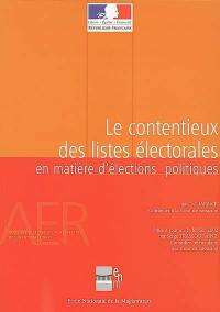 Le contentieux des listes électorales : panorama de la jurisprudence de la Cour de cassation en matière d'élections politiques