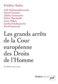 Les grands arrêts de la Cour européenne des droits de l'homme