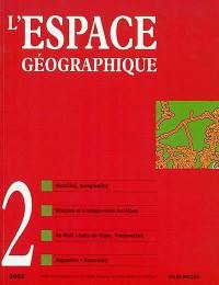 Espace géographique, n° 2 (2002)
