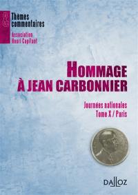 Hommage à Jean Carbonnier