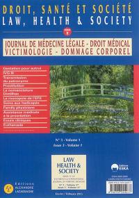 Journal de médecine légale, droit médical, victimologie, dommage corporel, n° 57-5