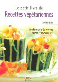 Le petit livre de recettes végétariennes