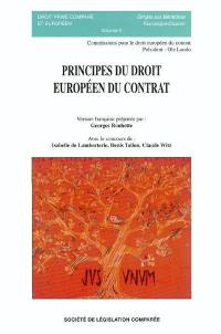 Principes du droit européen du contrat