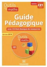 Outils pour les maths, manuel CE1, cycle 2 : guide pédagogique avec CD-ROM banque de ressources