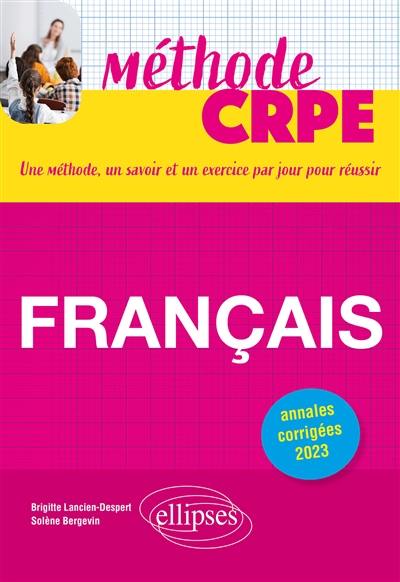Français : annales corrigées 2023