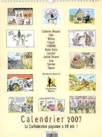 Calendrier 2007 : la Confédération paysanne a 20 ans !