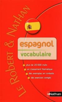 Espagnol, vocabulaire