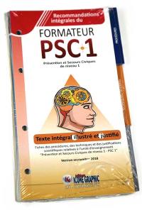 Le guide technique du formateur PSC1 : prévention et secours civiques de niveau 1