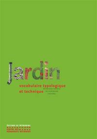 Jardin : vocabulaire typologique et technique