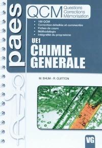 Chimie générale UE1 : questions, corrections, mémorisation