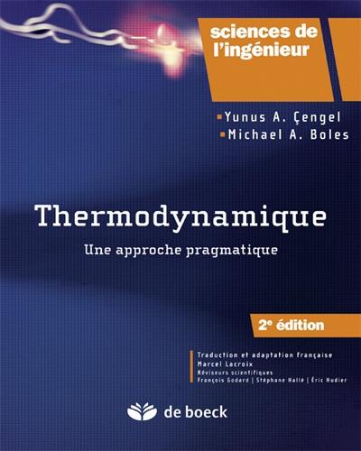 Thermodynamique : une approche pragmatique