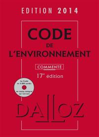 Code de l'environnement 2014, commenté