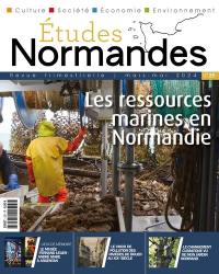Etudes normandes, n° 29. Les ressources marines en Normandie