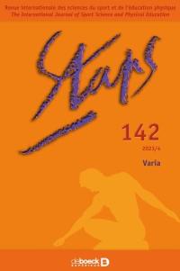 Staps, n° 142. Varia