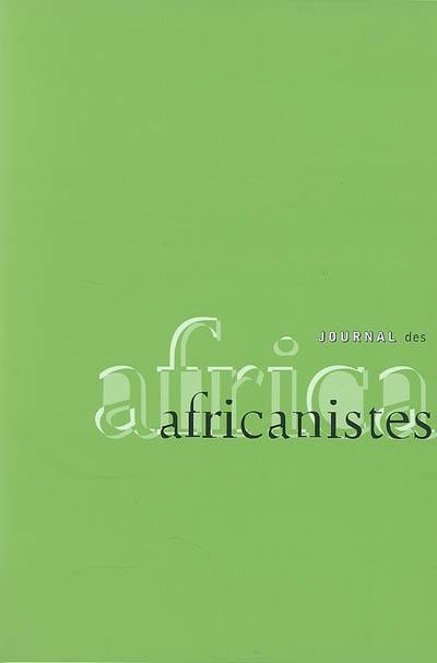 Journal des africanistes, n° 77-1