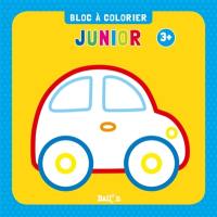 Bloc à colorier junior : voiture