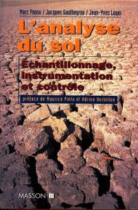 L'analyse du sol : échantillonnage, instrumentation et contrôle