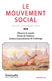 Mouvement social (Le), n° 284. Observer le monde