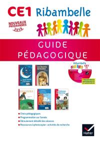 Ribambelle, français CE1, série rouge : guide pédagogique : nouveaux programmes 2024