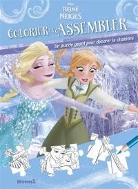 La reine des neiges : colorier et assembler