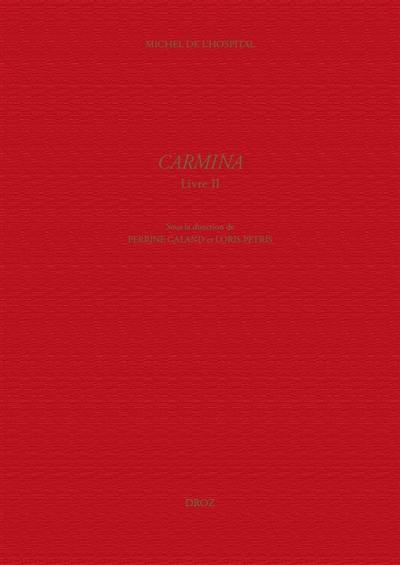 Carmina. Vol. 2
