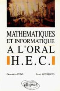 Mathématiques et informatique à l'oral HEC