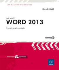 Word 2013 : exercices & corrigés