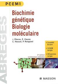 Biochimie génétique, biologie moléculaire