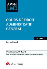 Cours de droit administratif général : licence 2 : 2020-2021