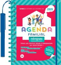 Agenda familial 2025 : 16 mois, de septembre 2024 à décembre 2025 : tous les outils pour s'organiser au quotidien !