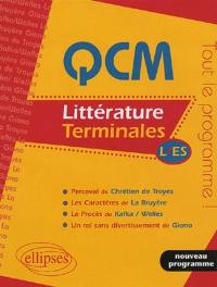 QCM littérature, terminales L, ES