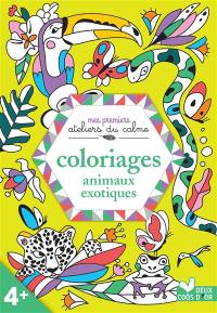 Coloriages animaux exotiques