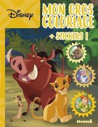 Disney mon gros coloriage + stickers !