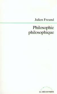 Philosophie philosophique